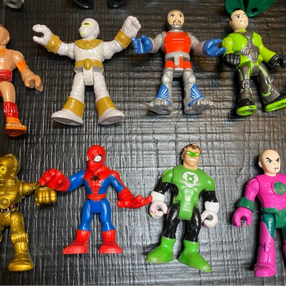 Imaginext Fisher Price DC Comic Marvel Mixed Lot Figures 38 Piece - Picture 9 of 12